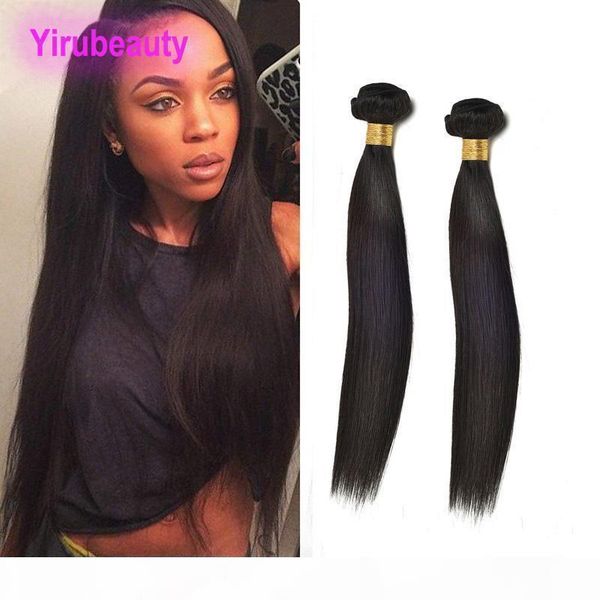

indian virgin human hair two bundles silky straight natural color bundles indian raw virgin hair bundles 8-30inch 2pcs lot, Black;brown