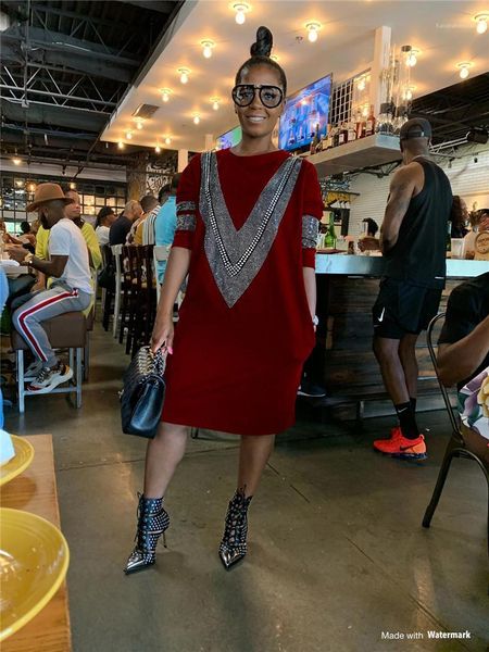 

dress womens v pattern dress fashion trend long sleeve round neck short skirt spring female new casual solid color loose, Black;gray