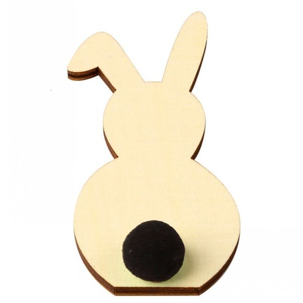 

ur1anu factory price easter bunny ornaments rabbit room diy wooden decoration environmentally friendly and practical festive & 7 n