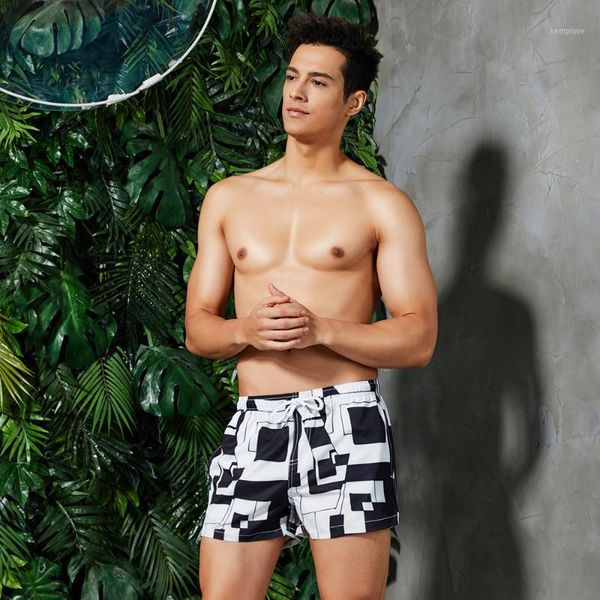 

men beach shorts print swimwear summer brief swim surfing board trunk male swimsuit spa sathing suit men swimming shorts sunga1
