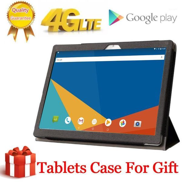 

tablet pc gift case big battery 8000mah 256g 4g lte fdd 10.1 inch 2.5d 10 deca core mtk6797 8gb ram 256gb rom android 8.01
