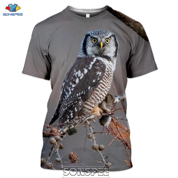 

new birds owl 3d print shirts oversized graphic hentai men clothing