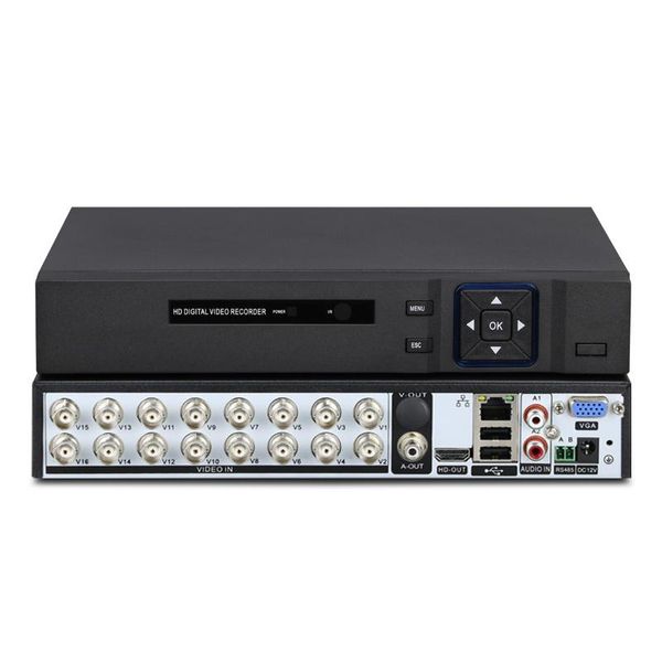 

kits 4ch 8ch 16ch 5mp h.265 max output cctv nvr security video recorder motion detect onvif p2p, Black;white