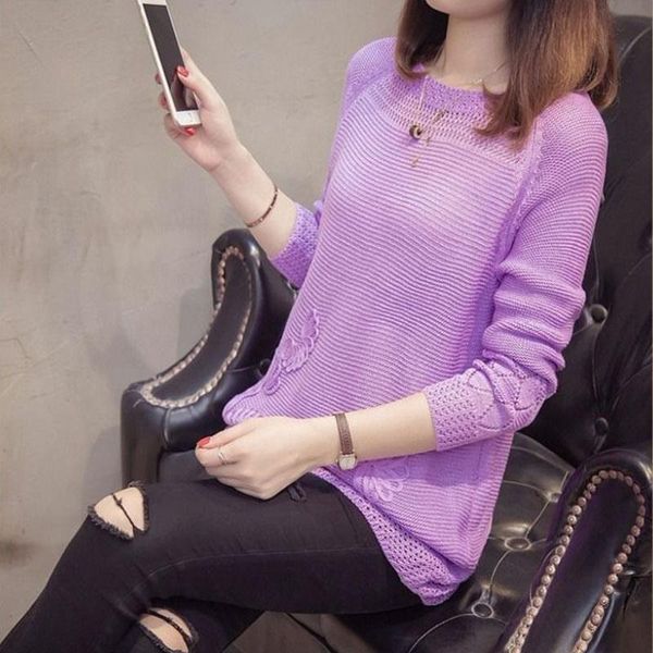 

long sleeve women knitted pullover women casual o neck autumn ladies printed knitting pull jumper female sweater, White;black