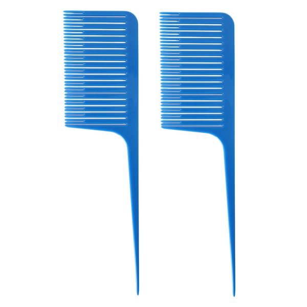 

профессиональные ткачество подчеркивая ламинирование волос расчески синий 2 шт, Silver