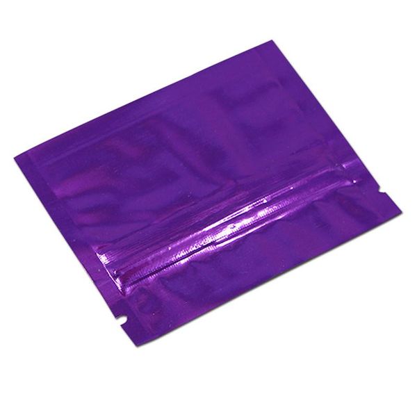 

300pcs lot 7.5x6cm aluminum foil zip lock self seal packaging bags food storage ziplock pouches resealable food packing bag h bbybon
