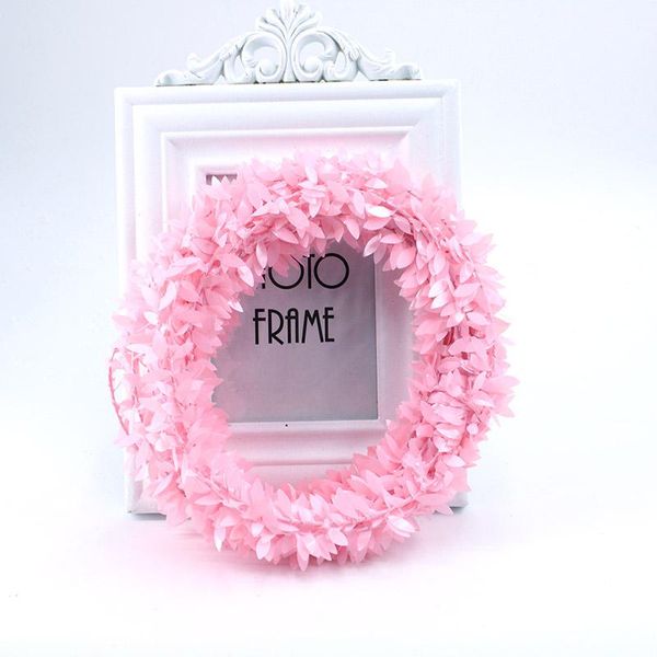 

1шт 100см шелковый vine искусственный зеленый лист рождество свадебные украшения diy garland подарков scrapbook craft поддельный цветок sqcv