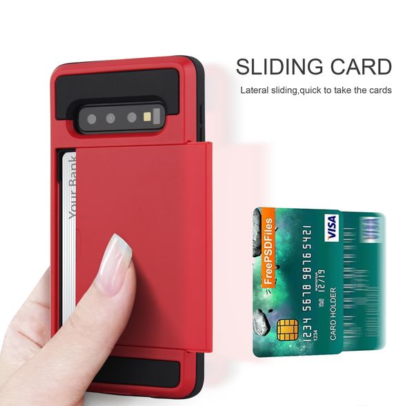 

hybrid card slot holder case for samsung galaxy s10 plus s10e note 10 plus s9 note 9 s8 s7 edge s6 s5 s4 h5gde wzv3h