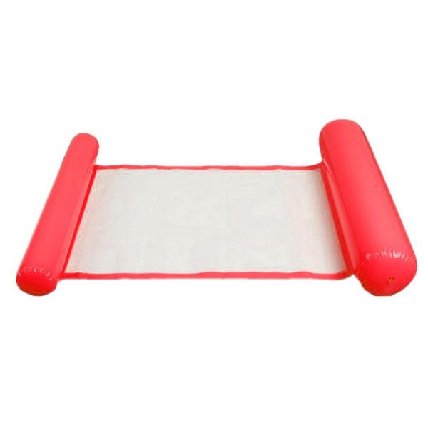 

inflatable floating bed 120x75cm with net foldable backrest swimming pool floating drifter lounge chair inflatable floating wmtije