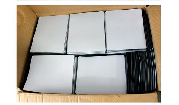 DHL50PCS Sublimação em branco mouse pad o calor transferência térmica impressão diy borracha personalizada mouse pad