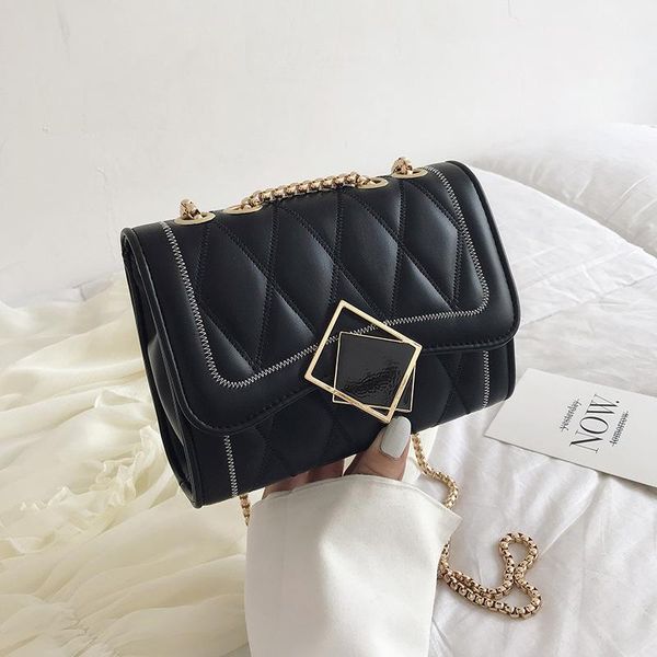 

мода ромбических цепей плеча сумки мини площадь сумка на ремень женщины сцепления дизайнер кошелек сумка bolsos mujer