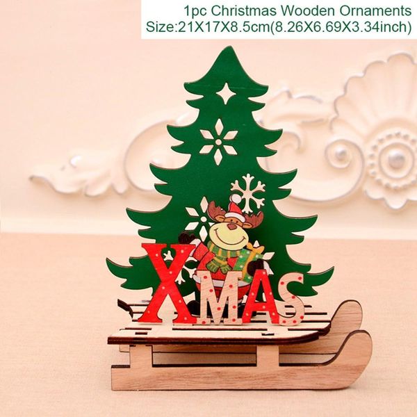 

qifu елка форма деревянные подвески xmas украшения рождественские декор для дома навидад 2019 diy подарки с новым годом 2020 jllfsc