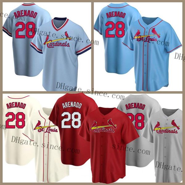 

28 nolan arenado jersey st. louis cardinal jersey yadier molina paul goldschmidt ozzie smith nolan arenado baseball dexter fowler, Blue;black