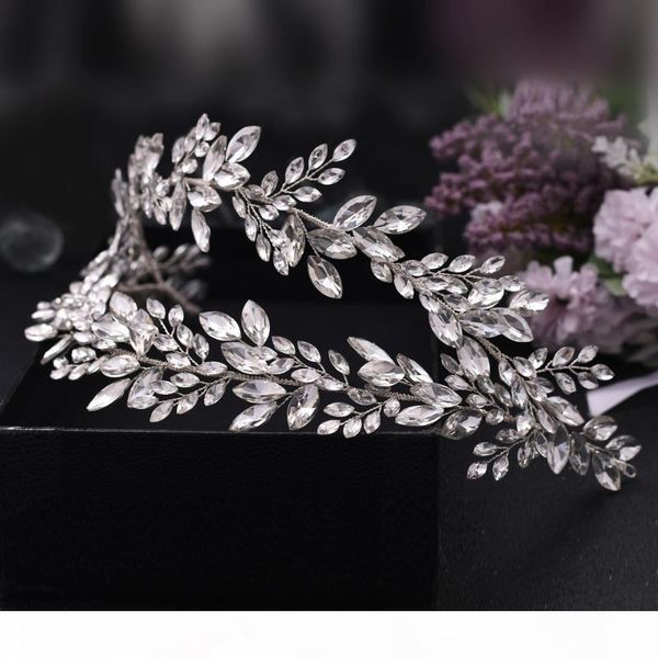 

trixy h304 bride crowns and tiaras rhinestone bridal headpiece forehead wedding headband bride hair tiaras wedding hair headband