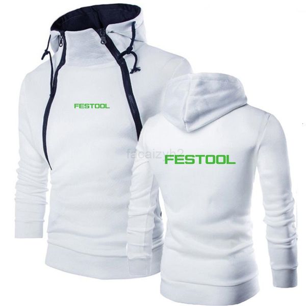 

hoodies & men's sweatshirts 2021 festool men printing sweatshirt slim hooded double comfortable coat male personality tracksuit warm, Black