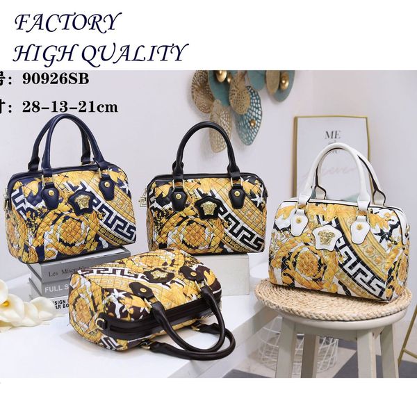 

2020 women's hand-held cross body printing large capacity pillow bag