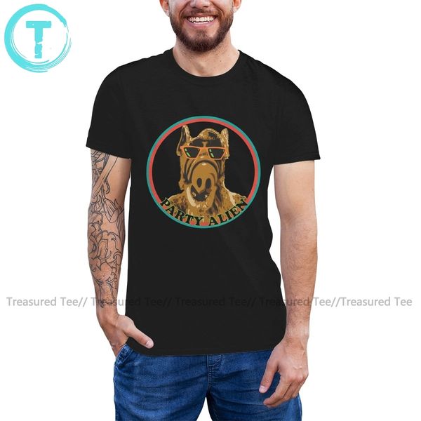 

alf alf party alien short sleeve printed man basic funny 100 percent cotton hoodie designers t shirts sweatshirt