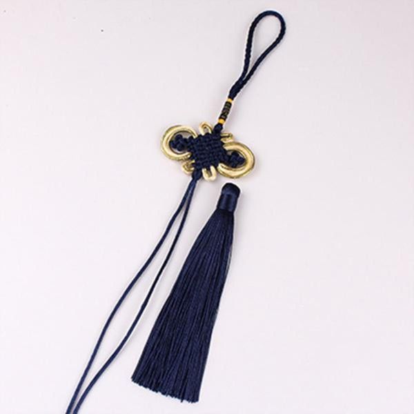 

10pcs golden edge chinese knot tassel diy jewelry accessories home textile curtain garment sewing macrame decoration pendant h sqcptt