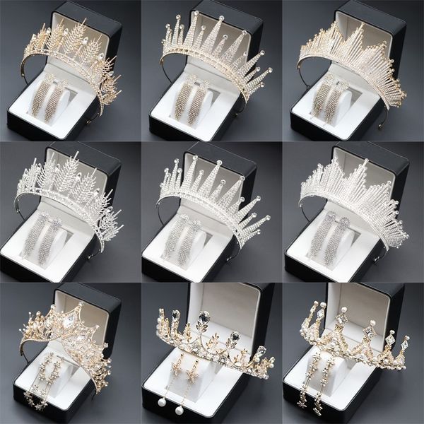 

luxury bridal high end atmospheric headdress the same crown initiation ceremony round face hair ornament brand new, Silver