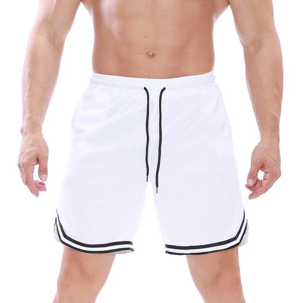 

new 2020 spring sports thin men's casual pure color knitted cotton shorts fashion city pants, White;black
