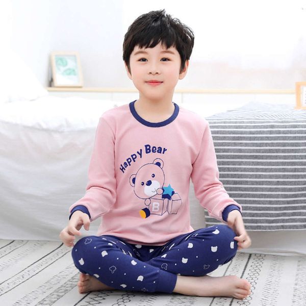 

spring boys' girls' cloth, trousers, wool, and autumn middle school children's underwear suit, combed cotton r8ge, Blue;red