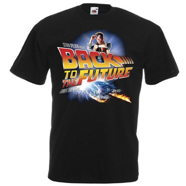 

back to the future v5 movie poster t shirt black all sizes s 5xl sport hooded sweatshirt hoodie