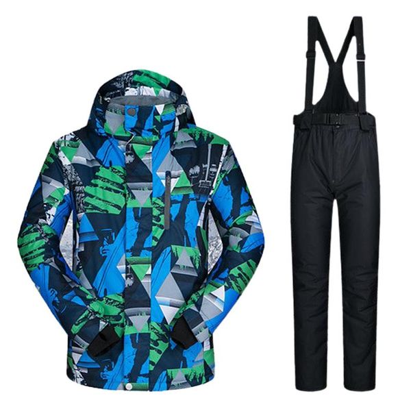 

skiing jackets men's ski jacket and pants set snowsuits snowboarding suits insulated waterproof