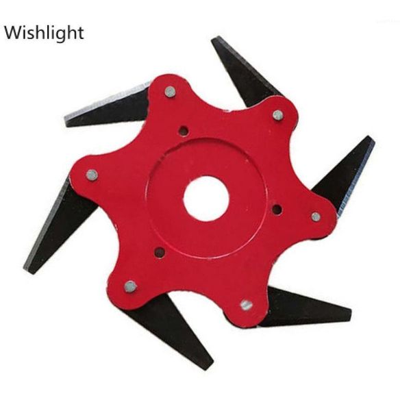 

6 blades trimmer cutter head brush cutter grass brush garden tool for lawn mower rotary blades weeding tool1