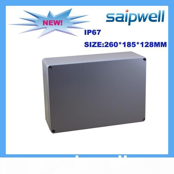 

ip67 die cast aluminum waterproof box with 4 screws 260*185*128mm sp-ag-fa67