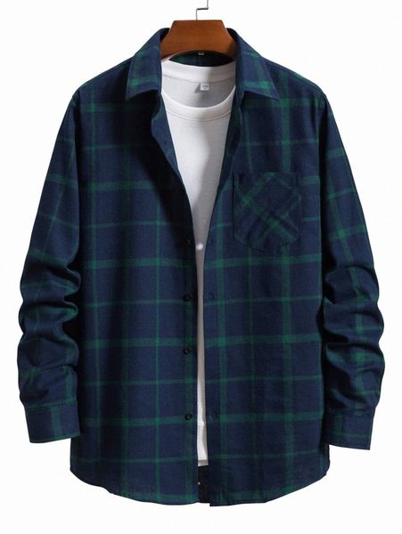 

men plaid print shirt without tee z7w2#, White;black
