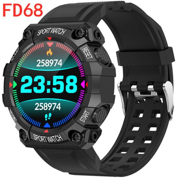 

fd68 heart rate waterproof sleep meter step bluetooth exercise bracelet health monitoring blood oxygen smart watchbgt