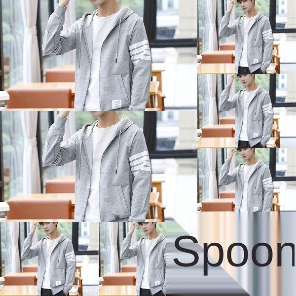 

rqy69 новый осенний мужской свитер пуловер пуловер топ корейский популярные свободные спортивные капюшоном мужской свитер iq5og, Black