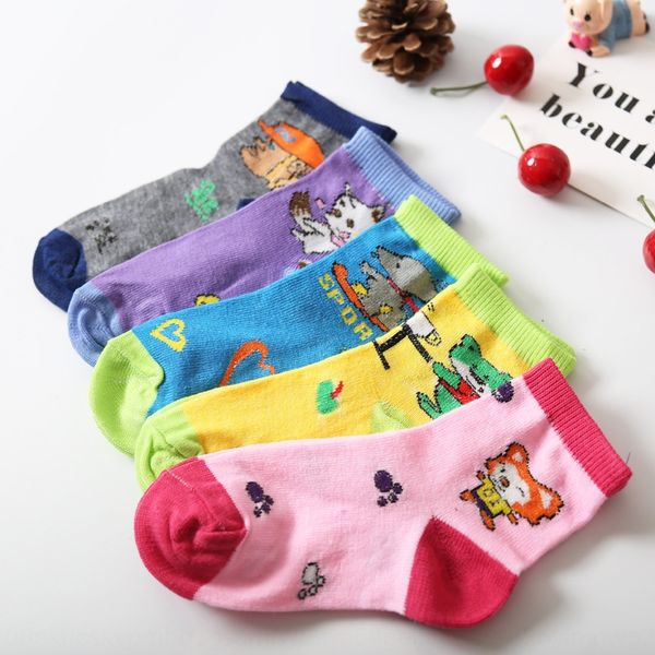 

children cartoon polyester cotton big kids cotton kids medium and small children's socks children's socks produced and sold by the, Black