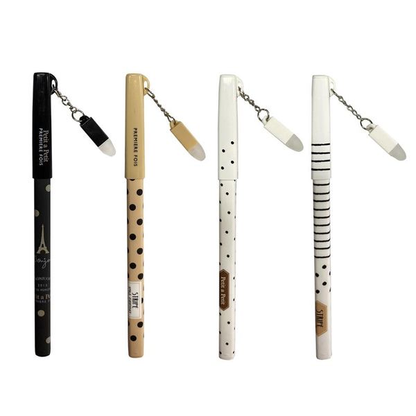 

ручка пена 4шт набор моющийся расходных материалов для офисной 05mm канцелярские чернила шариковая стираемая школа черный синий rod bbydaw w, Blue;orange