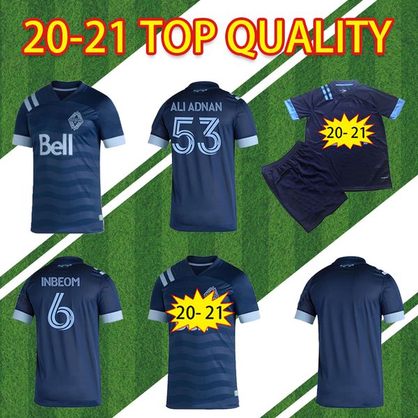 

vancouver whitecaps soccer jersey 2020 2021 home 87 tosaint ricketts 11 cristian dajome 20 jasser khmiri 29 yordy reyna football shirt kits, Black;yellow