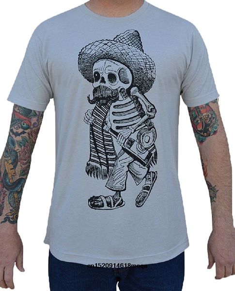 

funny t shirts men's borracho cowboy mexican skeleton sombrero tequila tattoo t-shirt sport hooded sweatshirt hoodie