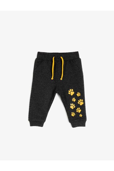 

котон ребенок мужского пола черный нормальная талия печатные sweatpants, Black;blue