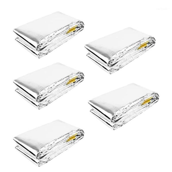 

sleeping bags 5pcs outdoor camping waterproof bag reusable emergency survival silver foil bag1