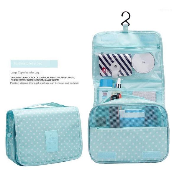

duffel bags creative hook wash bag travel storage hanging cosmetic foldable portable finishing1