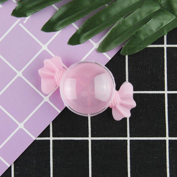 

24pcs clear lid gift boxes creative candy shape packaging boxes party favors for weeding (pink
