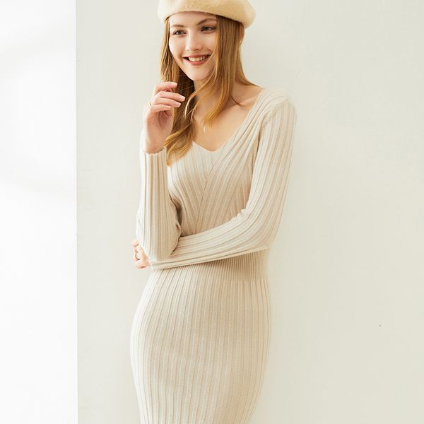 

2021 100% knitted vneck thin style plus three standard colors wool jumpers women dressed e7ht, Black;gray