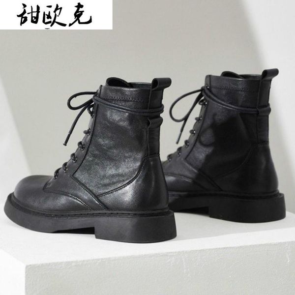 

fashion women boots female winter shoes women snow boots female winter ankle bota booties botas mujer, Black