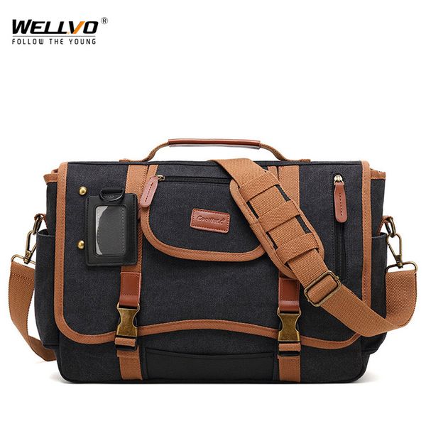 

men satchels shoulder lapbag canvas handbags men's casual travel office bags waterproof large male crossbody bags xa287c c0121