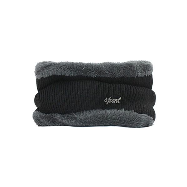 

flb] winter beanies men scarf knitted hat caps mask gorras bonnet warm baggy winter hats for men women skullies beanies f18032 wmtsdx, Black;white