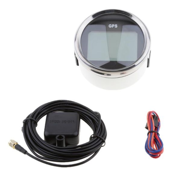 

marine car digital gps speedometer gauge 0-9900knot 85mm 316l