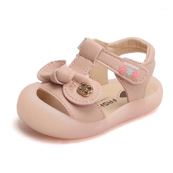 

2020 new summer baby girls shoes cute bow girl toddler princess sandals closed toe soft pu leather infant shoes for girl1, Black;red