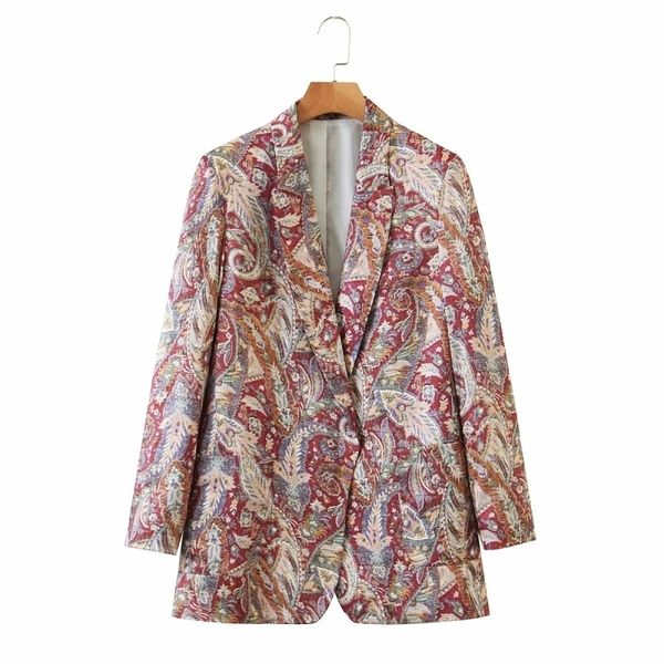 

2021 new vintage female floral suits fall fashion elegant ladies women casual suit chic blazer girls two-piece set 1xhi, White;black