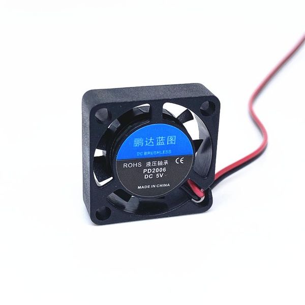 

10pcs new 10000rpm 2006 5v 12v 2cm 20mm fan 20*20*6mm cooling fan ultrathin mini lap2wire