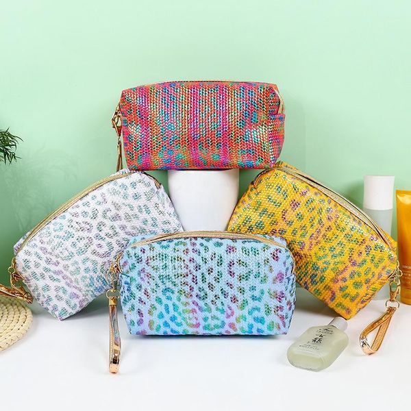 

cosmetic bags & cases portable lipstick travel bag women cartoon make up toiletries organizer lightweight waterproof storage handbags1