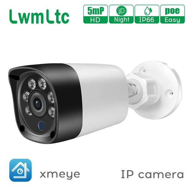 

poe ip camera 4mp 5mp hd outdoor waterproof infrared night vision security video surveillance cms xmeye onvif plastic lwmltc